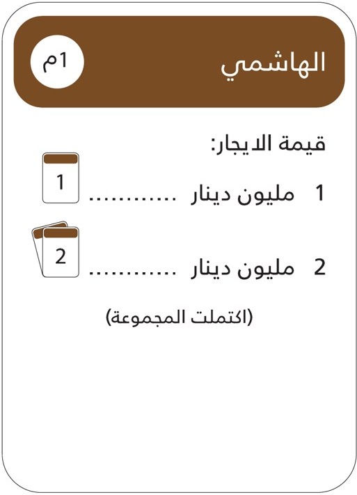 كرت حي الهاشمي — عمان ديل